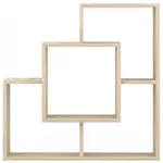 Полка декоративная Fabrik Home Tetris 10 (800x800x220) Дуб сонома