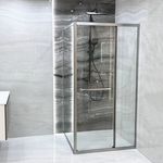 Cabină de duș Linia H2O Ritmo 1000x1000x1900 6мм универсальный серый