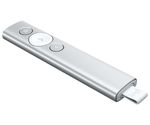 Presenter Logitech Spotlight, 3 buttons, Range: 30m, Bluetooth/2.4 Ghz, 85 mAh, Grey