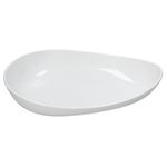 Тарелка Tognana 48767 Блюдо фарфоровое Капля 33x21cm Gourmet, белое