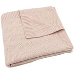 Детское постельное белье Jollein 516-511-67065 Paturica Grain Knit Wild Rose, 75x100cm