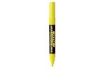 Маркер текстовый Centropen d-4 мм. Желтый Скошенный Highlighter Flexi