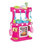 Bucătărie și veselă de jucărie Pilsan 03335Pink Set Bucatarie, roz