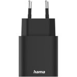 Зарядное устройство сетевое Hama 201960 Fast Charger, 1x USB-A, 1x USB-C, PD, 30W, black
