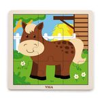 Головоломка Viga 51439 9-Piece-Puzzle Horse
