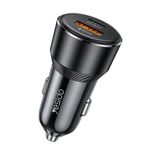 Зарядное устройство для автомобиля Yesido Y64 Dual Port 1*USB-A+1*Type-C 50W Max 2.4A, Black