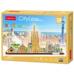 CubicFun пазл 3D City Line Barcelona