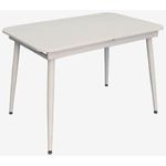 Стол Evelin di Costacurta DT-531R Wh, 112(152)x72x76см, Каркас/Опоры: Металл Белый (раздвижной), белый мат