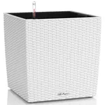 Ghiveci pentru flori Lechuza Cube Cottage 50, White