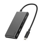 Adaptor de rețea USB Belkin AVC022HQSGY USB-C 5-IN-1 Multiport Hub 100w, Space Gray