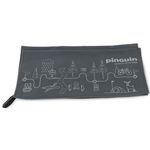 Домашний текстиль Pinguin Полотенце Micro L 60 x 120 cm map grey