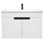 Dulap pentru lavoar Bayro подвесной Positano Duo под умыв. Argo 800 белый мат