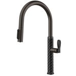 Смеситель кухонный Gessi 60934-440 Nero/Black Metal Br PVD