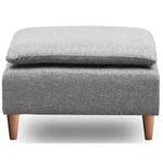 Пуф Trendy Tuffet Lungo-Gri deschis (GTR002902)