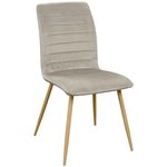 Стул Deco DC-1428 Ariel Beige Catifea+Transprint Legs