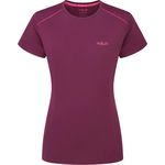 Îmbrăcăminte sport Rab Tricou dame Force Tee Mulberry 14 (QBL-06-MUL-14)