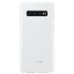 Husă pentru smartphone Samsung EF-KG973 LED Cover Galaxy S10 White