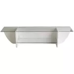 Comodă TV Trendy Crin, Alb 158x40x35cm