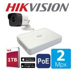 HIKVISION by HIWATCH POE 2 МЕГАПИКСЕЛИ IP 1TB