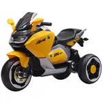 Mașină electrică pentru copii Richi S2 (21619) Motocicleta electrica galbena pentru copii (5588)