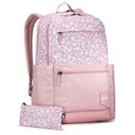 Backpack CaseLogic Uplink, 26L, 3204579, White Floral/Zephyr Pink for Laptop 15,6