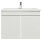 Шкаф под умывальник Bayro подвесной Studio Duo под умыв. Argo 800 белый мат