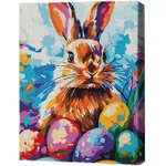 Картина по номерам BrushMe RMG0041FC 30x40сm (fără cutie) Iepuraș de Paște