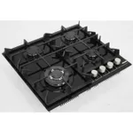 Plită încorporabilă pe gaz Wolser WL-KF 6400 Black Glass FFD