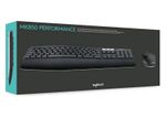 Wireless Keyboard & Mouse Logitech MK850, Curved keyframe, Quiet typing, 2xAA/1xAA, Bluetooth/2.4GHz