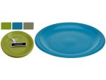 Набор тарелок пластиковых EH 4шт, 23.5cm, разных цветов