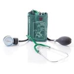 Tensiometru Moretti DM353V mecanic cu stetoscop (verde)