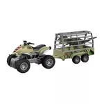 Mașină Wenyi (40067) Trailer pe baterii in set cu animale WY400F-6