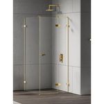 Душевая кабина New Trendy Eventa Gold Shine Rectangular R 100x100x200 cm 8mm EXK-4734