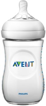 Бутылочка Philips AVENT Natural c силиконовой соской (1+ мес) 260 мл