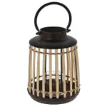 Lumânare Promstore 44736 Felinar din bambus 24x18cm
