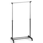 Cuier pentru haine Massido MS-860 157x77 cm, Negru-argintiu