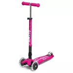 Самокат Micro MMD096 Maxi Deluxe Foldable LED Shocking Pink
