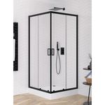 Душевая кабина New Trendy Suvia Black Square 90x90x206 (ZS-0040)
