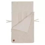 Accesorii pentru cărucior Jollein 025-811-68038 Husa pentru picioare Check Knit Oatmeal