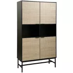 Dulap de birou Deco Merlin Plus 100x50x184H Oak/Black