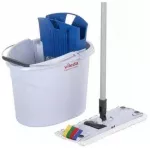 Mop și perie Vileda 133414 Ultraspeed Mini Starter Set (galeata10L+storcator+mop34cm+maner140cm)