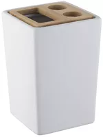 Pahar pentru periuțe de dinți Bisk 06578 Suport periute de dinti PURE