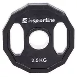 Гантель inSPORTline 3576 Диск металлический резиновый d=50 мм 2,5 кг 15896 Ruberton с ручкой