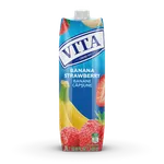 Vita nectar banan-capșuna 1 L