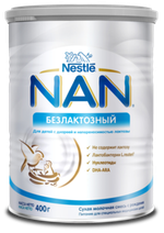 Молочная детская смесь Nestle Nan Expert Pro безлактозная, 400 гр