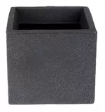 Ghiveci pentru flori ProGarden 50661 Cub 20x20cm, H18cm din plastic, antracit