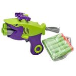 Armă de jucărie Promstore 55185 Pistol in forma de rechin cu proiectile moi 6.5cm, 5buc