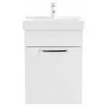Шкаф под умывальник Mashtab 11987 Agat cu 1 usa 50cm Alb