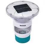 Accesoriu pentru piscină Bestway 58943BW Dozator plutitor cu LED pentru tablete, pe bază de energie solară SolarGlow, 7.6cm