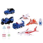 Mașină ToyMall 004905 Set masini Politia